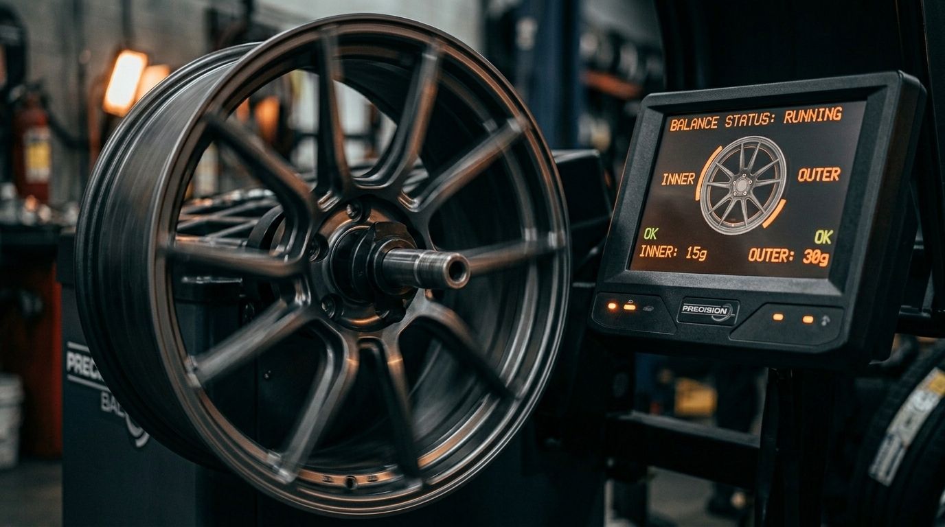 Équilibrage pneu et jante