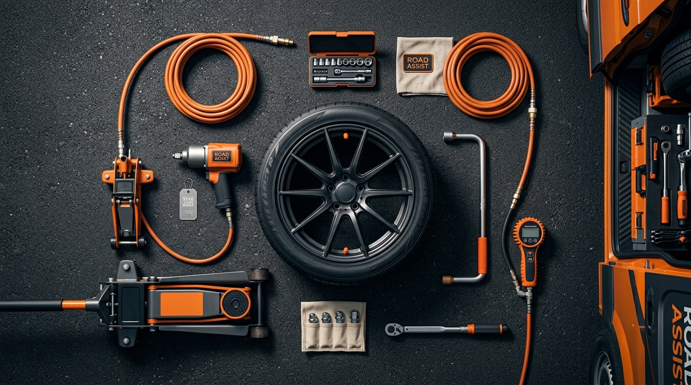 Technicien dépannage pneu à domicile Marseille - intervention express 24h/24